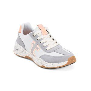 TAOS Grey/peach Suede Titan Comfort Trek Sneakers